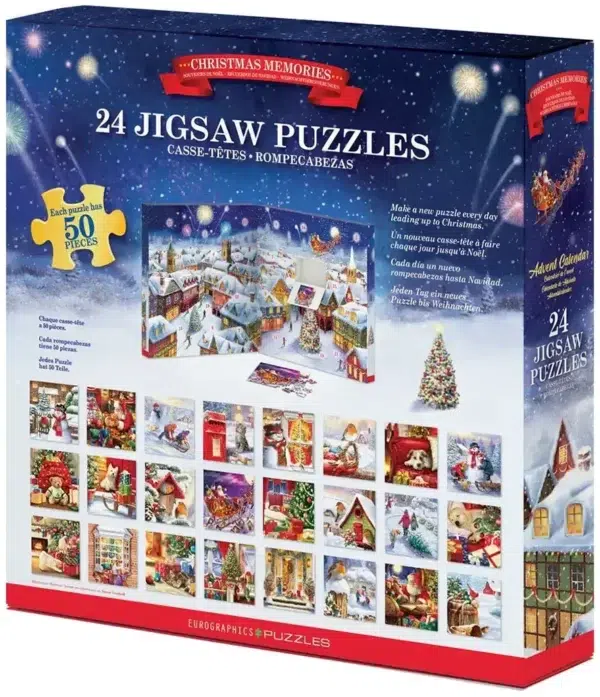Christmas Memories2 Calendrier de l’avent Puzzle Christmas Memories - Eurographics - 1200 pièces