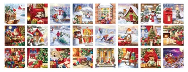 Christmas Memories3 Calendrier de l’avent Puzzle Christmas Memories - Eurographics - 1200 pièces