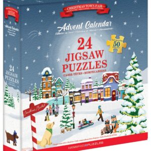Calendrier de l’avent Puzzle Christmas Town Fair - Eurographics - 1200 pièces