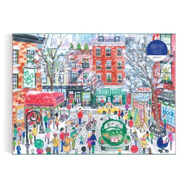 Puzzle Christmas in Greenwich Village - Galison - 1000 pièces