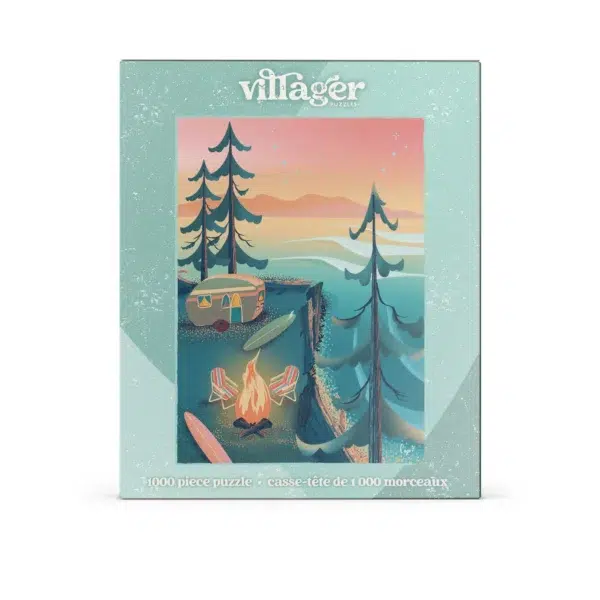 Puzzle Coastal Camping - Villager - 1000 pièces