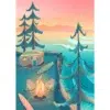 Puzzle Coastal Camping - Villager - 1000 pièces