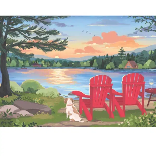 Puzzle Cottage Country - Villager - 500 pièces
