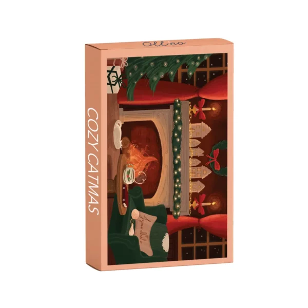 Puzzle Cozy Catmas - Olléo - 99 pièces