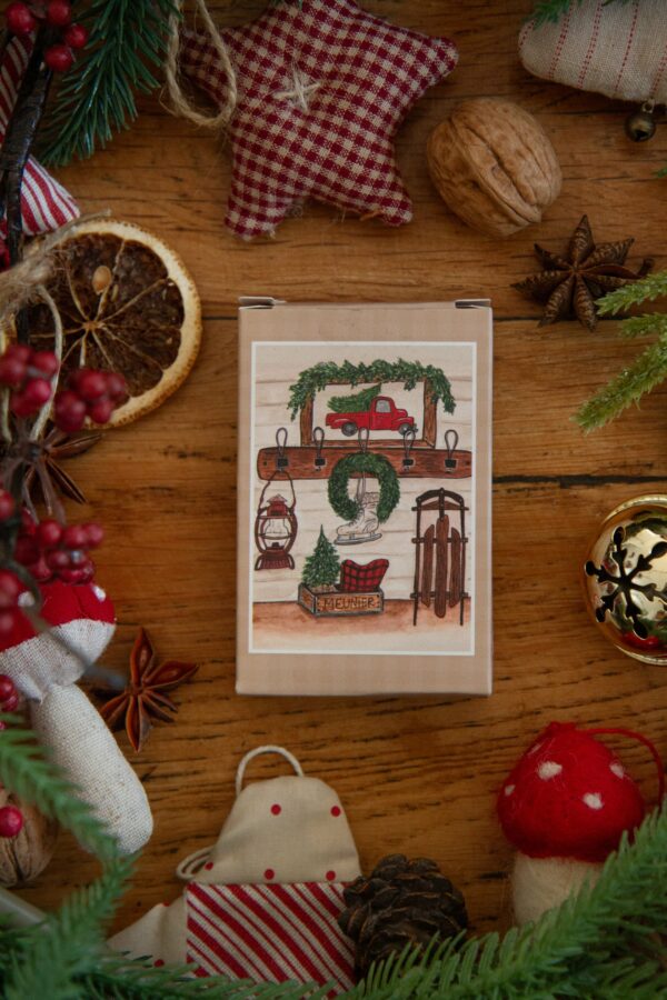Puzzle Noël Farmhouse – Caro from Woodland – 99 pièces