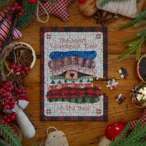 Puzzle Pulls De Noel Ollie – Caro from Woodland – 99 pièces