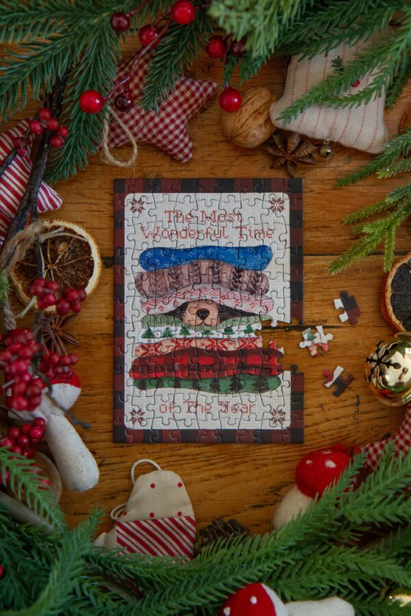 Pulls De Noel Ollie Puzzle Pulls De Noel Ollie – Caro from Woodland – 99 pièces