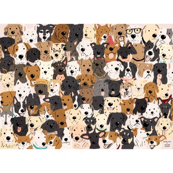 Puzzle Rescue Dogs - Villager - 1000 pièces