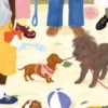 Puzzle Sortir le chien - Jour Férié - 100 pièces
