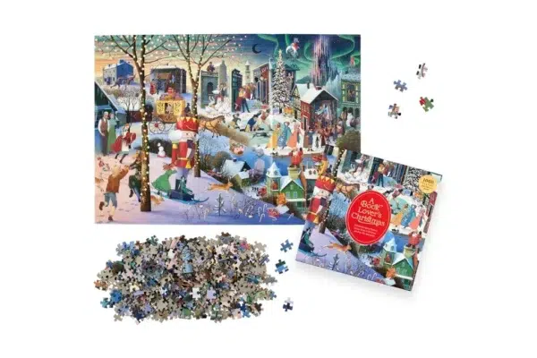 Puzzle A Book Lover's Christmas  - Laurence King - 100 pièces