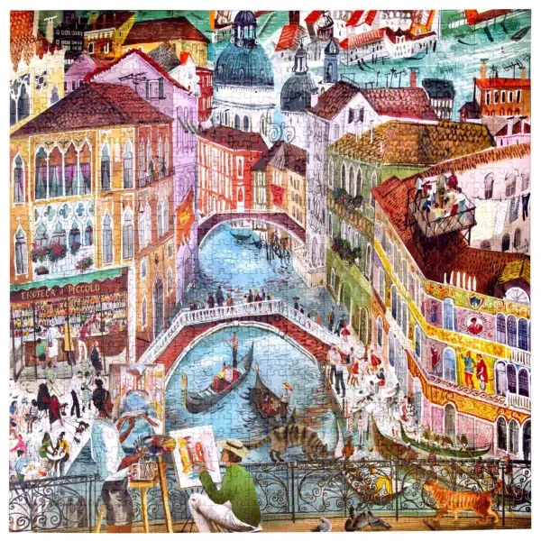 ARTISTS IN VENICE2 Puzzle ARTISTS IN VENICE - eeBoo - 1000 pièces