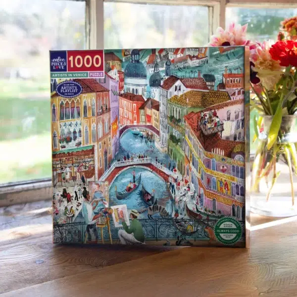 ARTISTS IN VENICE3 Puzzle ARTISTS IN VENICE - eeBoo - 1000 pièces