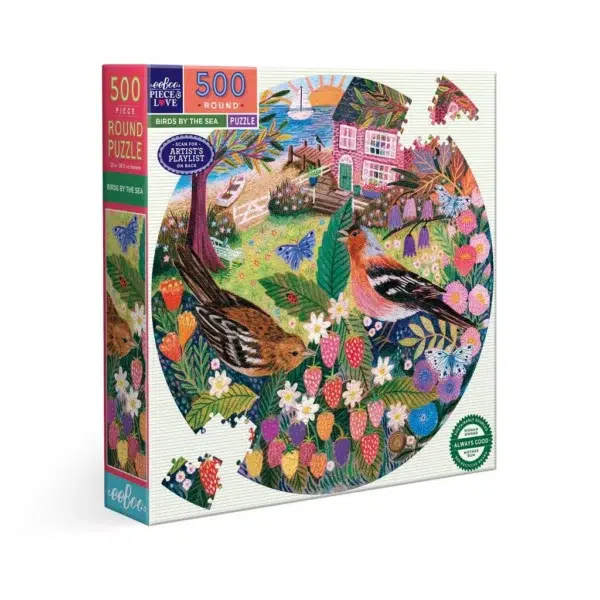 Puzzle BIRDS BY THE SEA - eeBoo - 500 pièces