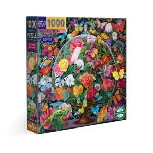 Puzzle Butterfly Still Life - eeBoo - 1000 pièces