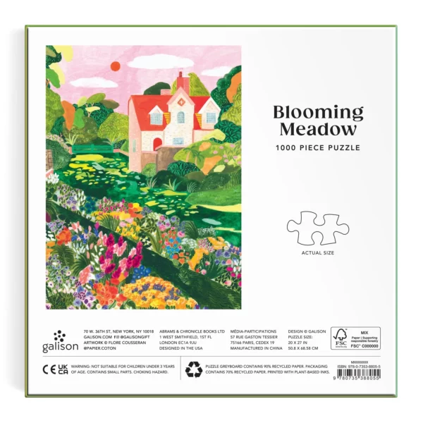 Puzzle Blooming Meadow - Galison - 1000 pièces