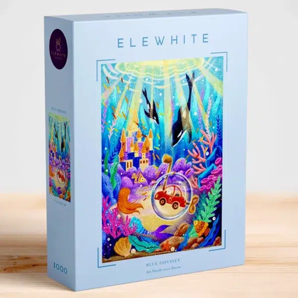 Puzzle Blue Odyssey - Elewhite - 1000 pièces