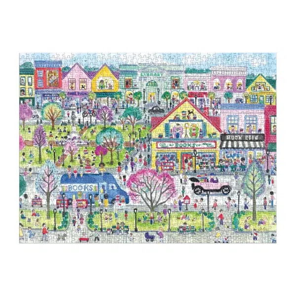 Puzzle Book Town - Galison - 1000 pièces
