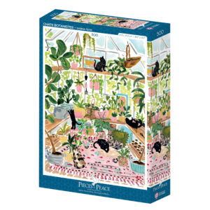 Puzzle Chats Botanistes - Pieces & Peace - 500 pièces