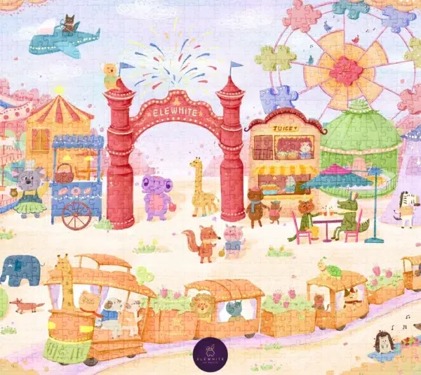 Colorful Amusement2 Puzzle Colorful Amusement - Elewhite - 1000 pièces