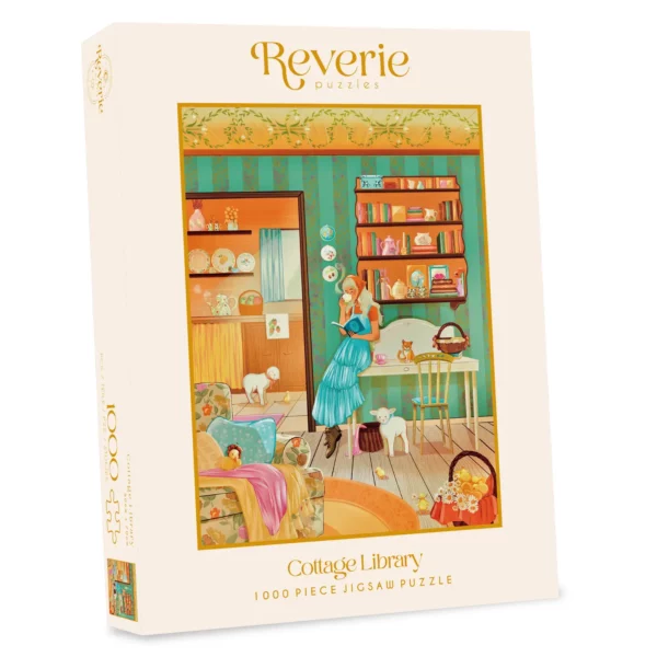 Cottage Library Puzzle Cottage Library - Reverie Puzzles - 1000 pièces