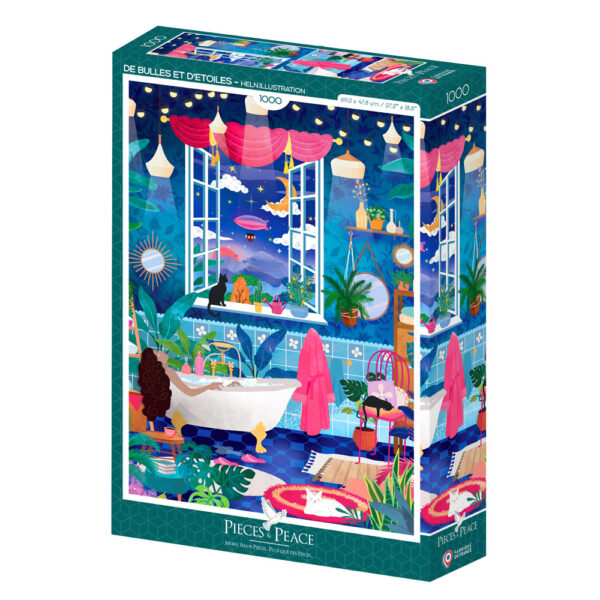 Puzzle De Bulles et d'Etoiles - Pieces & Peace - 1000 pièces