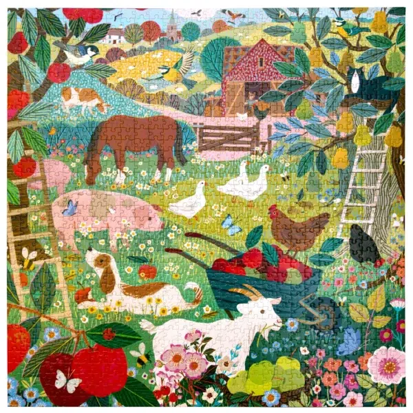 ENGLISH PASTURES3 Puzzle ENGLISH PASTURES - eeBoo - 1000 pièces