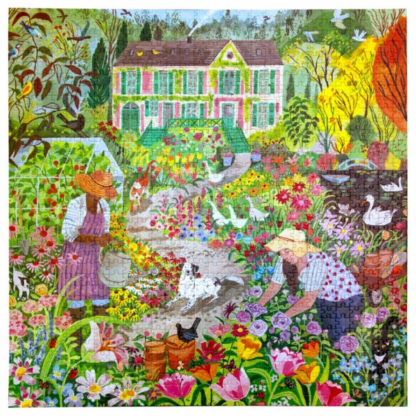 FRENCH FLOWER GARDEN3 Puzzle FRENCH FLOWER GARDEN - eeBoo - 1000 pièces