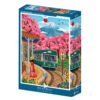 Puzzle Fuji Blossoms - Pieces & Peace - 500 pièces