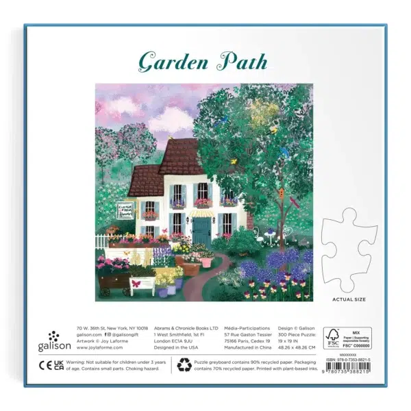 Garden Path3 Puzzle Garden Path - Galison - 300 pièces