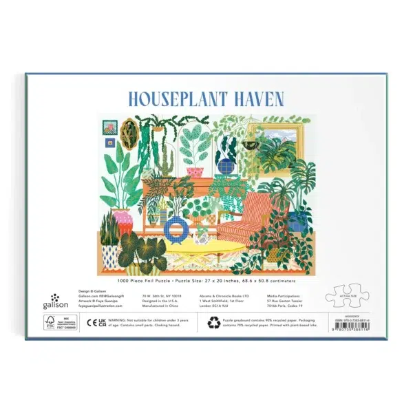 Houseplant Haven3 Puzzle Houseplant Haven - Galison - 1000 pièces