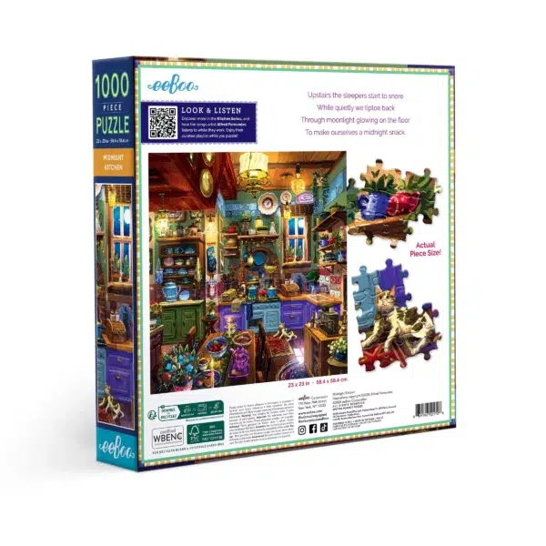 MIDNIGHT KITCHEN3 Puzzle MIDNIGHT KITCHEN - eeBoo - 1000 pièces