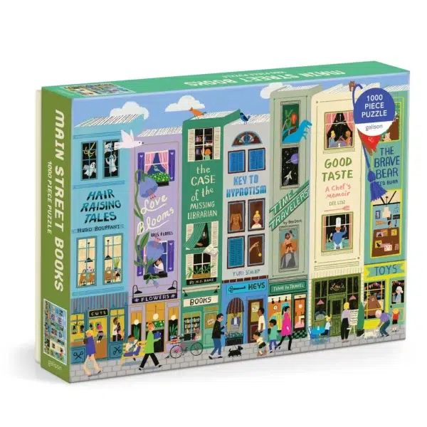 Main Street Books Puzzle Main Street Books - Galison - 1000 pièces