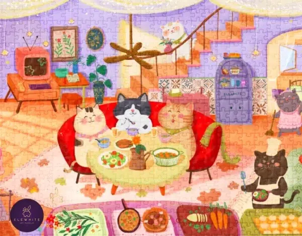 Meow Moments2 Puzzle Meow Moments - Elewhite - 500 pièces