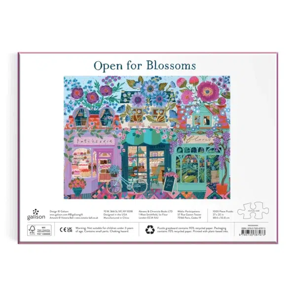 Puzzle Open For Blossoms - Galison - 1000 pièces