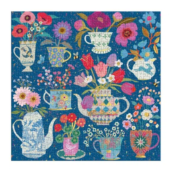 Puzzle Potted Teacups - Galison - 500 pièces