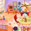 Purrfect Life2 Puzzle Purrfect Life - Elewhite - 1000 pièces