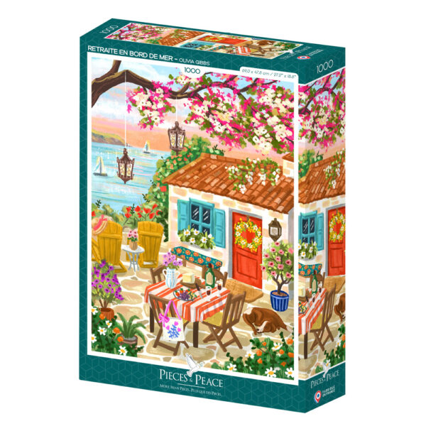 Puzzle Retraite en Bord de Mer - Pieces & Peace - 1000 pièces