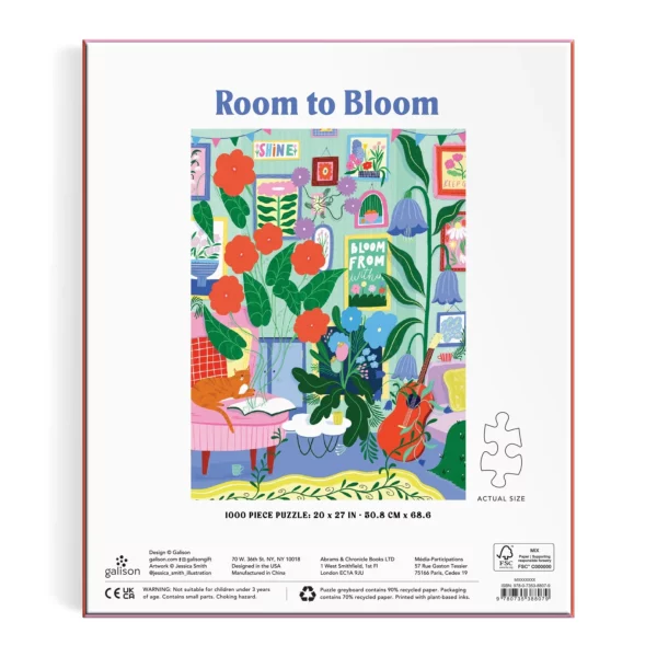 Room to Bloom3 Puzzle Room to Bloom - Galison - 1000 pièces