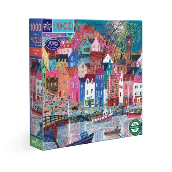 Puzzle SCOTTISH ISLE - eeBoo - 1000 pièces