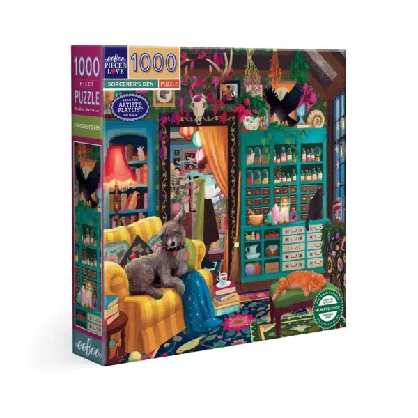 SORCERER'S DEN Puzzle SORCERER'S DEN - eeBoo - 1000 pièces
