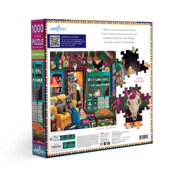 SORCERER'S DEN4 Puzzle SORCERER'S DEN - eeBoo - 1000 pièces