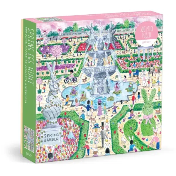 Puzzle Spring Egg Hunt - Galison - 500 pièces