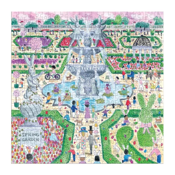 Puzzle Spring Egg Hunt - Galison - 500 pièces