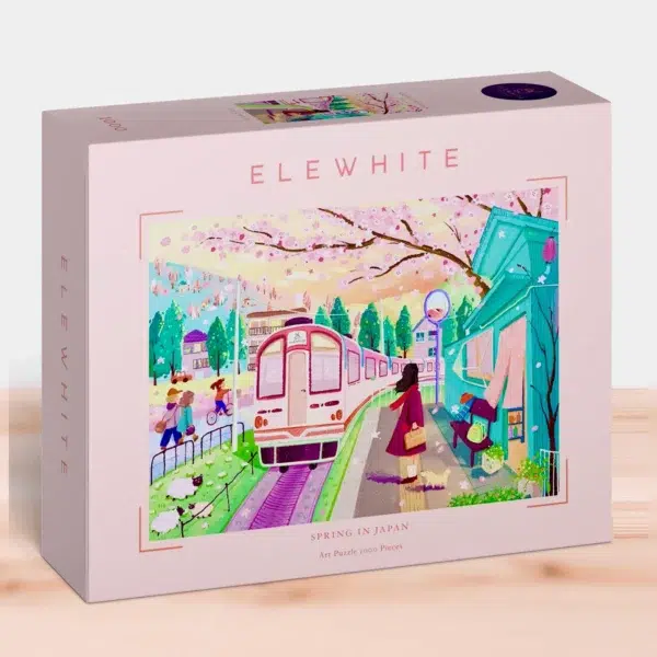 Puzzle Spring in Japan - Elewhite - 1000 pièces