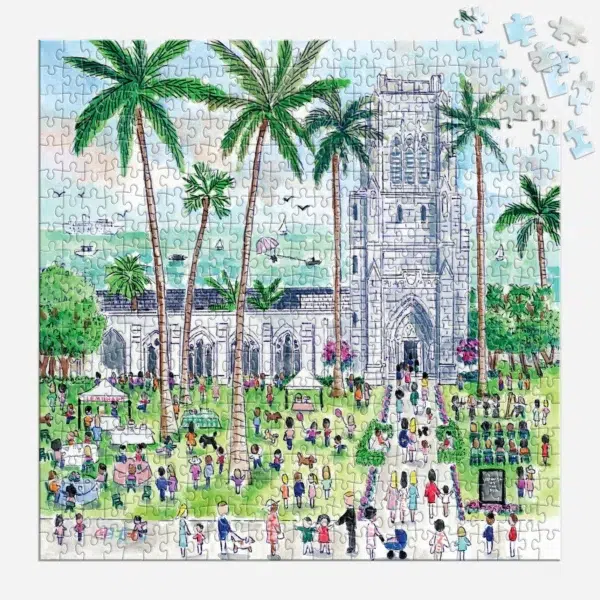 Sunday in Palm Beach2 Puzzle Sunday in Palm Beach - Galison - 1000 pièces