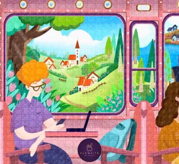 Train Ride2 Puzzle Train Ride - Elewhite - 1000 pièces