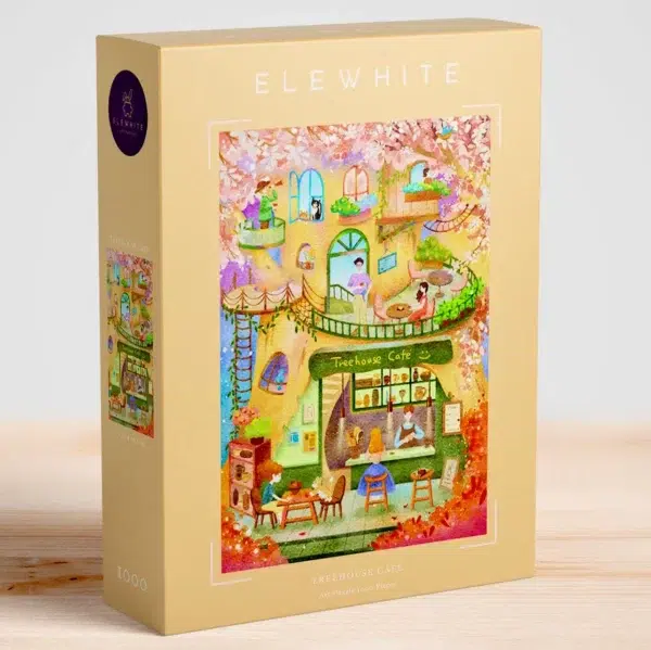 Treehouse Cafe Puzzle Treehouse Cafe - Elewhite - 1000 pièces