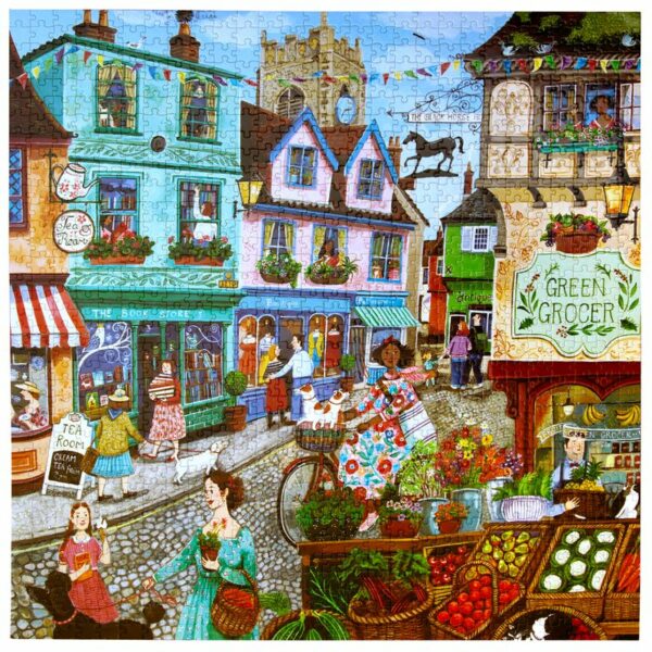 VILLAGE BY THE SEA3 Puzzle VILLAGE BY THE SEA - eeBoo - 1000 pièces