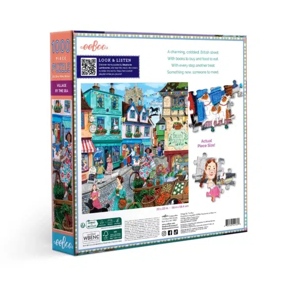 VILLAGE BY THE SEA4 Puzzle VILLAGE BY THE SEA - eeBoo - 1000 pièces