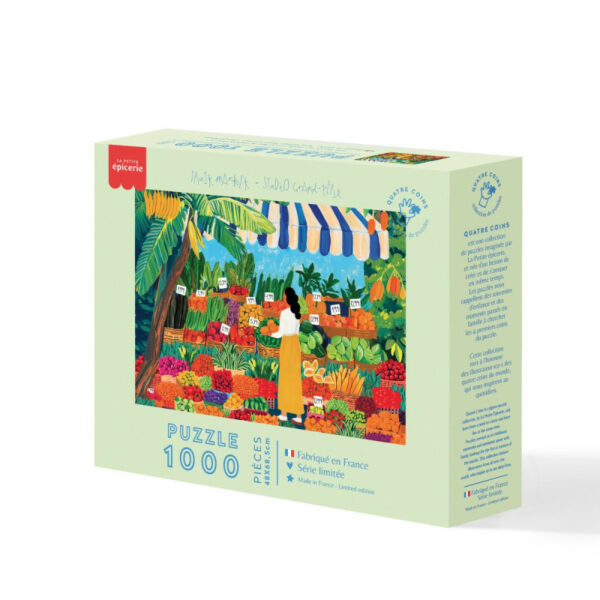 Puzzle Fruit Market - La Petite Epicerie - 1000 pièces